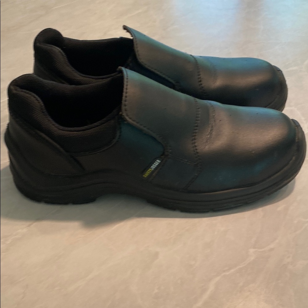 SAFETY JOGGER Men's/Womens Black Slip-On steel toe safety work shoes